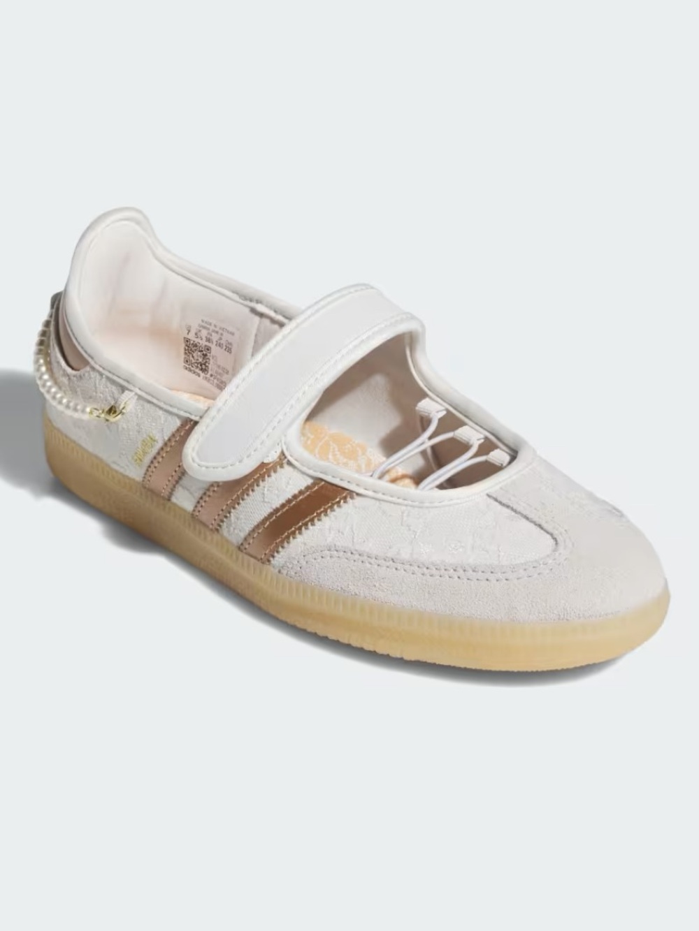 🧴 ADIDAS SAMBA JANE LACE PEARL CREAM 🧴 - Picture 2 of 5